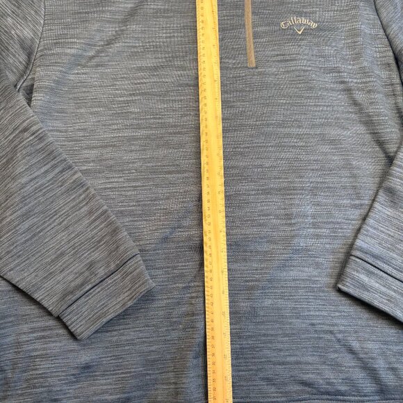 Callaway Golf Quarter-Zip Performance Pullover Blue Size L - Picture 6 of 8